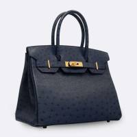 HERMES BIRKIN 30 BLEU IRIS OSTRICH | Singapore 🇸🇬