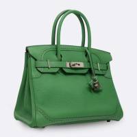 HERMES BIRKIN GHILLIES 30 BAMBOU TOGO | Singapore 🇸🇬