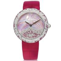 Patek Philippe Calatrava 4899/900 white gold, diamond & pink sapphire-set | Amsterdam 🇳🇱